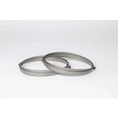 Immagine di Set di 2 lame per sega a nastro ENCUT bimetalliche M42, dimensioni 1638 x 13 0,65 mm, 10 14 denti pollice, ad esempio Optimum, Epple, Holzmann, Bernardo