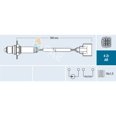 Immagine di Sonda lambda FAE 75675