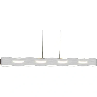 Immagine di ECO Light LED WAVE S NIK Lampada a sospensione (monocolore) 35 W Nickel (raso), Cromo
