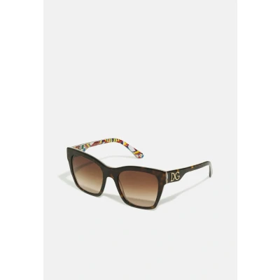 Immagine di Dolce&amp;Gabbana Occhiali da sole, Donna, Taglia: 53, Havana/white barrow