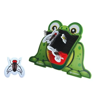 Immagine di Schildkröt &quot;Feed the Frog&quot;, Gioco di Lancio Con Rana, 3 Mosche + 1 Ape come Bersaglio, Piedini Pieghevoli, per Bambini dai 4 Anni in Au, 970309