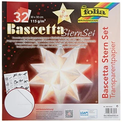 Immagine di folia, Set per Stella Fai da Te Bascetta, di Colore Blu, codice Articolo 836/3030
