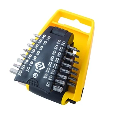Immagine di C.K T4502 Kit inserti 31 parti Croce Phillips, Pozidriv, Esalobo Interno (TX), Brugola interna