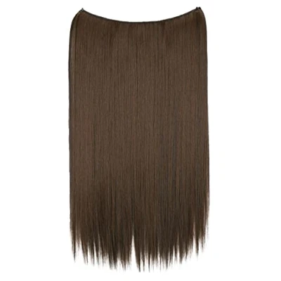 Immagine di CAISHA 50cm 1 Trama Extension Con Elastico Per Capelli Parrucchino Liscio Resistente Al Calore Riflessi Marrone Nero E122