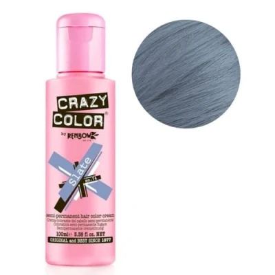 Immagine di Crazy Color Crema Colorante Vegetale per Capelli, Slate 100 ml