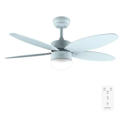 Immagine di Cecotec Ventilatore da Soffitto con Luce EnergySilence Aero 4260 Full Sky 40 W Motore DC e 42 LED, Telecomando, Timer, 6 Velocità 5 Pale Reversibili