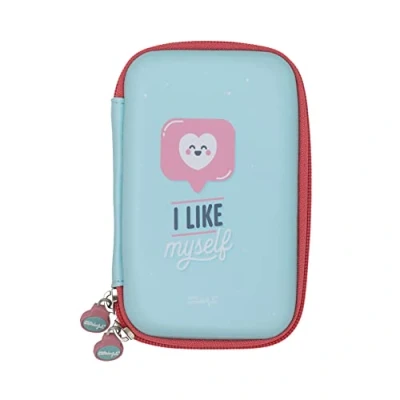 Immagine di WONDEE Mr Wonderful Custodia per disco rigido esterno da 2,5&quot;, con cerniera e design I Like, regali originali donne ragazze