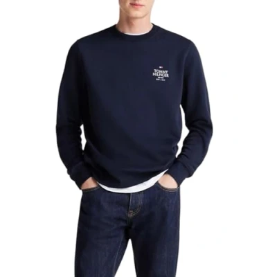 Immagine di Tommy Hilfiger Stack Felpa, Uomo, Taglia: 3XL, Desert sky