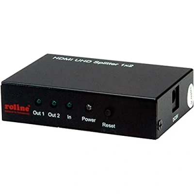 Immagine di Roline Distributore, splitter HDMI 3840 x 2160 Pixel Nero