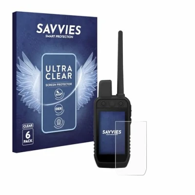 Immagine di savvies (6 Pezzi Pellicola Protettiva per Garmin Alpha 300 K Protezione Schermo Trasparente