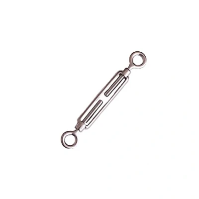 Immagine di Merriway BH05002 Tenditore a Vite con Doppio Occhiello, in Acciaio Inossidabile A2 316 di Grado Marino, Sezione M6, Bianco