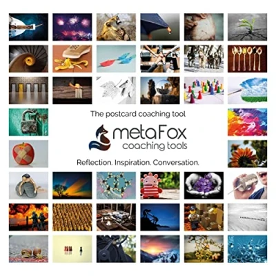 Immagine di metaFox Leading Change Postcards Pack 52 Cards for Coaching &amp; Management Based on the 8 Step Process by John P Kotter (Inglese)