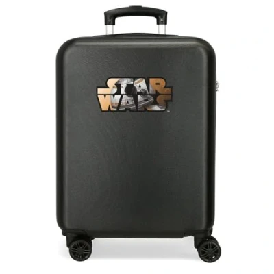 Immagine di Disney Valigia per bambini rigida Chiusura a combinazione Laterale 4 ruote Bagagli Mano è realizzato in ABS, un materiale rigido e leggero., Rétro, cabina