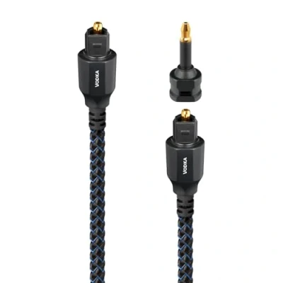 Immagine di AudioQuest 1.5m Vodka OptiLink cavo a fibre ottiche 1,5 m TOSLINK Nero