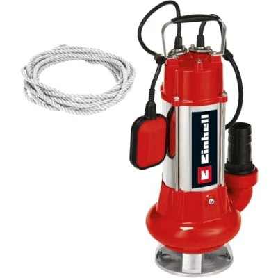Immagine di Einhell Pompa per acque scure GC DP 1340 (1300 W, portata max 23000 L/h, prevalenza 10 m, immersione 5 corpi estranei fino a 40 mm, extra robusta)