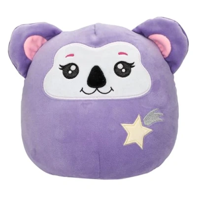 Immagine di Depesche 13041 Ylvi Swoppies Koala di Peluche Viola, con Effetto Luce, Stella cadente e Orecchie Rotonde, Alto Circa 20 cm, Multicolore, One Size