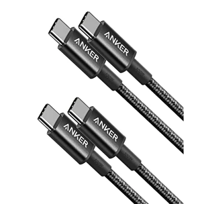 Immagine di Anker cavo usb c, 333 type confezione doppia, potenza di ricarica rapida adatta per MacBook Pro 2020, iPad Air 4, Galaxy S21, Pixel, Switch(0,9 m)
