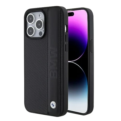 Immagine di CG Mobile BMW Custodia in pelle per iPhone 15 Pro Max da 6,7&quot;, antigraffio, resistente alle cadute, antiurto, cover posteriore completamente sottile colore: nero