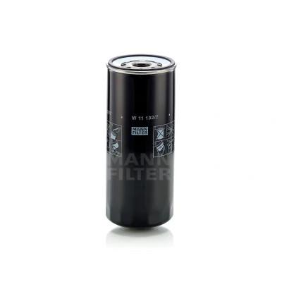 Immagine di MANN FILTER W 11 102/7 Filtro olio 1 1/8 16 UN 2B con una valvola blocco arretramento ad avvitamento