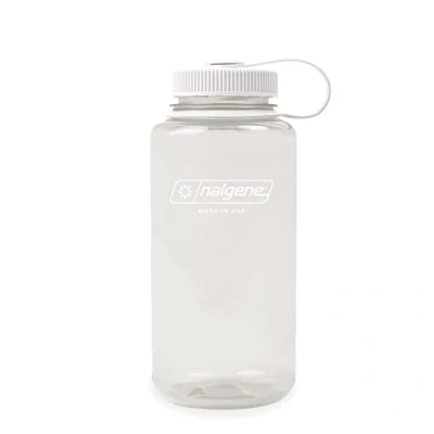 Immagine di Nalgene borraccia Monochrome Collection, senza BPA, realizzata con materiali riciclati, riutilizzabile, per escursioni, palestra, infrangibile, 907,2 g, in cotone