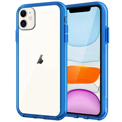 Immagine di JETech Cover per iPhone 11 6,1&quot;, Custodia Case con Assorbimento degli Urti e Anti Graffio (Blu)