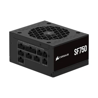 Immagine di CORSAIR SF750 (2024) Alimentatore ATX Completamente Modulare a Basso Rumore 80 PLUS Platinum Conforme 3.1 Predisposto per PCIe 5.1 Staffa SFX to Inclusa Nero