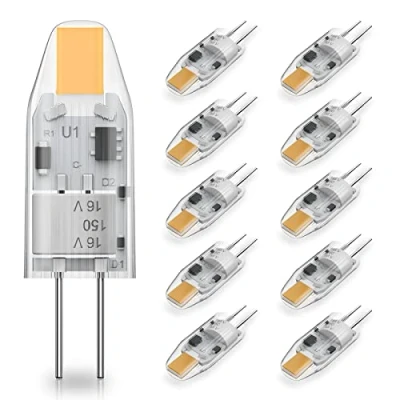 Immagine di RuLEDne G4 LED Lampada 1W 1.5W a sospensione 120 Lumen 2700K, AC/DC 12V Mini 10W 15W Halogenbulb Nicht Dimmbar Kein Flackern 10er Pack