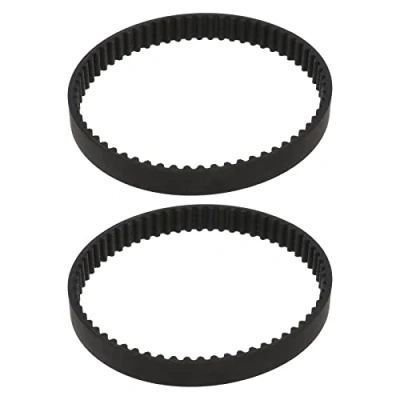 Immagine di ECSiNG 2 cinghie dentate per carificatore HTD320 5M 12, 5 mm, passo 12 larghezza 64 denti, 320 circonferenza in gomma, fibbia chiusa senza fine Synchrone, colore: nero