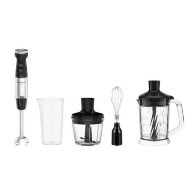 Immagine di Moulinex Quickchef+, Frullatore a Immersione, Tecnologia con Lame Powelix, Potenza 1000W, Miscelazione Rapida e Modalità Silenziosa, Lavabile in Lavastoviglie, DD67L8