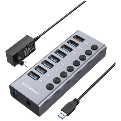 Immagine di GrauGear G HUB71 A 7 Porte Hub USB 3.0