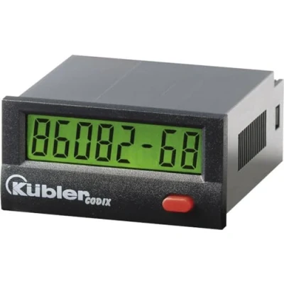 Immagine di Contaore di esercizio Kübler Automation CODIX 134 LCD, 99999h59m/ 99999.99 h, Optoisolatore 10 260 V CA/CC