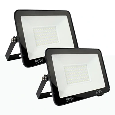 Immagine di Barcellona B1883 2 BC, LED Pack x faretti esterni 50 W IP66 impermeabile Floodlight con riflettori, proiettore a LED, illuminazione esterna per vialetti, terrazza giardino, 3000 K, nero