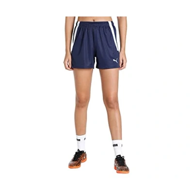 Immagine di Puma Teamliga Pantaloncini sportivi, Donna, Taglia: XS, Peacoat/white