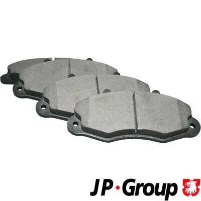 Immagine di JP GROUP 1563600510 Kit pastiglie freno Assale anteriore con segnalatore acustico usura FORD: Transit Mk4 Camion pianale/Telaio, Van