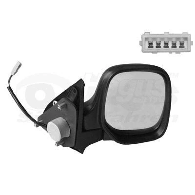 Immagine di Specchio retrovisore esterno Van Wezel 0903808 Dx completo, convesso, per regolazione elettrica specchio, termico