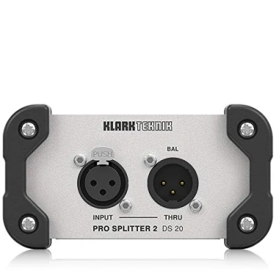 Immagine di Klark Teknik DS 20 sdoppiatore di segnale passivo 1 in/2 out con trasformatore Midas e gamma dinamica estesa