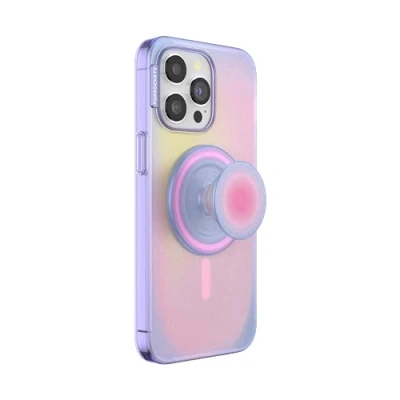 Immagine di PopSockets: PopCase PlantCore per MagSafe Custodia a Base Vegetale iPhone 15 Pro Max con PopGrip compatibile Supporto e impugnatura telefono un Top Intercambiabile Aura