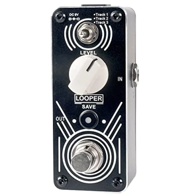 Immagine di Sondery Triple Looper Pedale Effetto Loop per Chitarra, 30 Minuti 3 Slot Salvataggio di Tracce