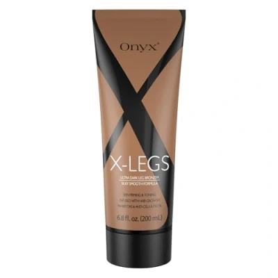 Immagine di Onyx X Legs Acceleratore di Abbronzatura Ultra Scuro Crema Solarium con Inibitore della Crescita dei Capelli e Olio Anticellulite