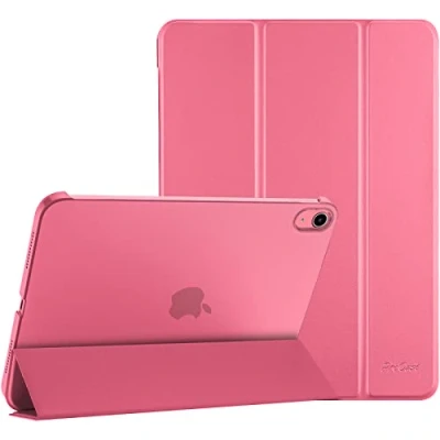 Immagine di ProCase Cover iPad 10 Generazione 10,9 Pollici 2022, Custodia [A2696 A2757 A2777] Sottile Leggera Auto Sveglia/Sonno Rosa
