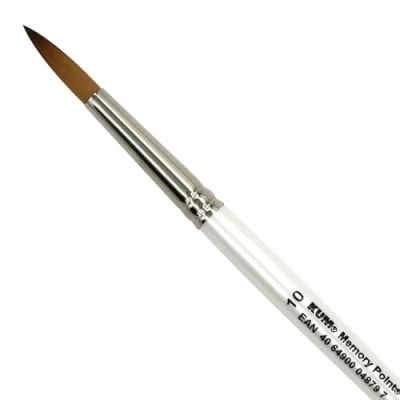 Immagine di Kum 511.44.11 No. 10 Memory Point Handmade Brush con Punta Rotonda