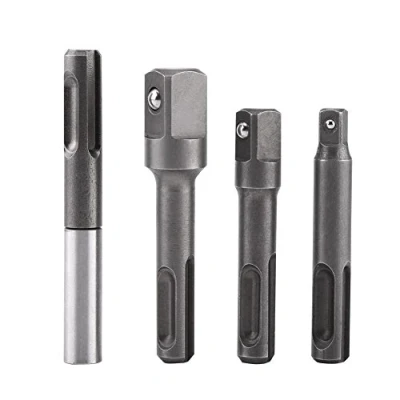 Immagine di Supporto SDS Plus a 1/4&quot; Adattatore Esagonale + 3/8 &quot;1/2&quot; Connettore di Estensione del per Trapano Vite, Dadi, Qualsiasi e Palmare