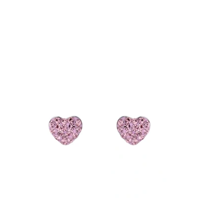 Immagine di Prinzessin Lillifee Orecchini a perno in Argento Sterling 925 per bambine, con Preciosa, 0,6 cm, Argento, cuore, confezione regalo, 2036979