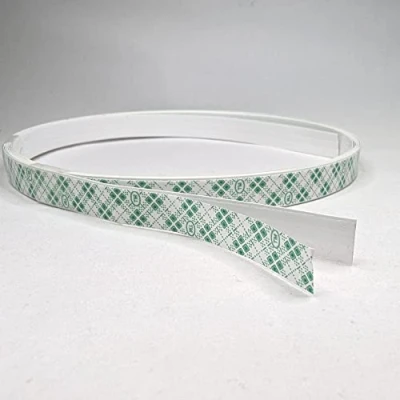 Immagine di INVISIBLE 10 mm, 3 V 24 V, poli, cavo piatto da 1 metro, di collegamento LED bianco, autoadesivo, al fai te