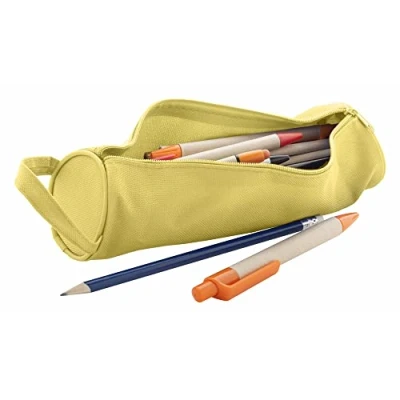 Immagine di ANTEVIA Astuccio scolastico portapenne con manico, più di 10 modelli. Chiusura: cerniera, manico. Colore: giallo (Celes Giallo).