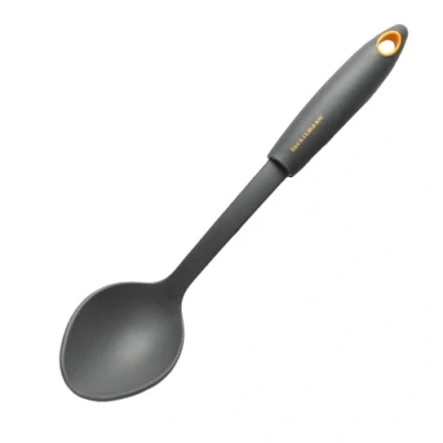 Immagine di Fackelmann Collection Cucchiaio in Nylon, Manico Soft Touch (Colore: Arancio/Grigio), quantità: 1 Pezzo, Nero