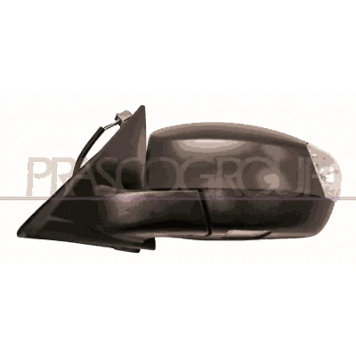 Immagine di Specchio retrovisore esterno Prasco Premium FD0797324P Sx con la prima mano elettrico termico, illuminazione ambiente, senza tinta, asferico