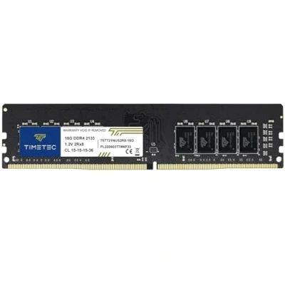Immagine di Timetec 16GB DDR4 2133MHz PC4 17000 Non ECC Unbuffered 1.2V CL15 1Rx8 Single Rank 288 Pin UDIMM Memoria Desktop Modulo RAM Aggiornamento