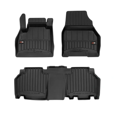 Immagine di FROGUM proLine 3D 3D425217 Set tappetino Gomma anteriore e posteriore 3 nero Su misura