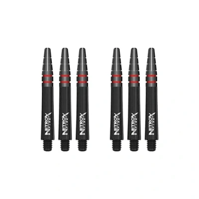 Immagine di RED DRAGON Nitro Xfire Astine corte per freccette, 2 set confezione (6 steli in totale)